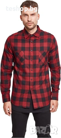 Мъжка риза Urban Classics Herren Checked размер М