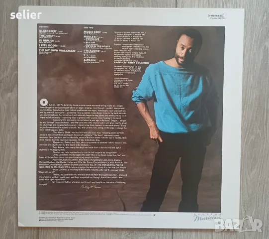 Bobby McFerrin ‎– The Voice Издание 🇩🇪 GERMANY 1984г Стил:Acoustic, Soul, Vocal Състояние на винил, снимка 2 - Грамофонни плочи - 55590783