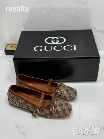 Gucci Нови Дамски Елегантни Обувки Различни Цветове Гучи с Кутия , снимка 3 - Дамски елегантни обувки - 55621922