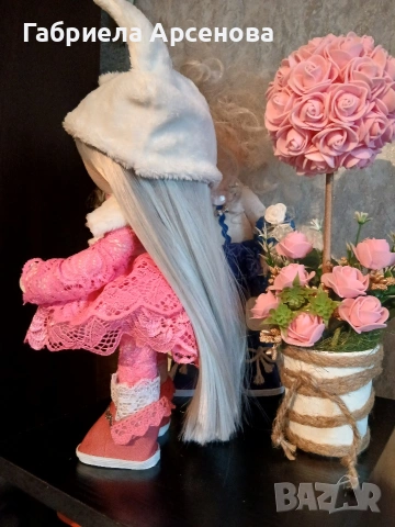 ръчно изработена кукла тип тилда, снимка 5 - Кукли - 53996180