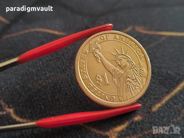 Монета - САЩ - 1 долар (Джордж Вашингтон) UNC | 2007г., снимка 2 - Нумизматика и бонистика - 54009004