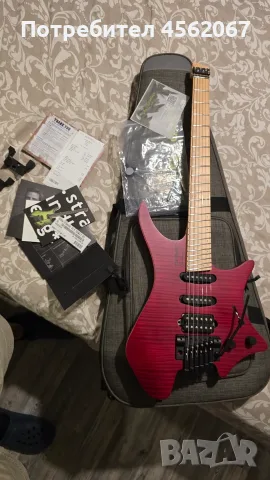 Продавам китара Strandberg Boden Standart NX 6 Tremolo Red, снимка 6 - Китари - 55343186