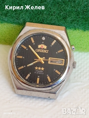 Колекционерски часовник ORIENT CRYSTAL работи много красив 36643, снимка 2 - Мъжки - 55187204