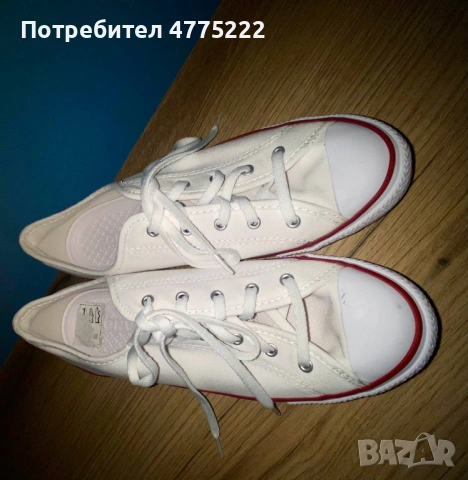 Кецове Converse Състояние: Чисто нови Размер: 38.5, снимка 6 - Маратонки - 54139273