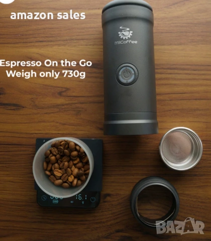 MiiCoffee Eon Преносима еспресо машина кафемашина за пътуване със самозагряване USB-C зареждане , снимка 6 - Кафемашини - 54574818
