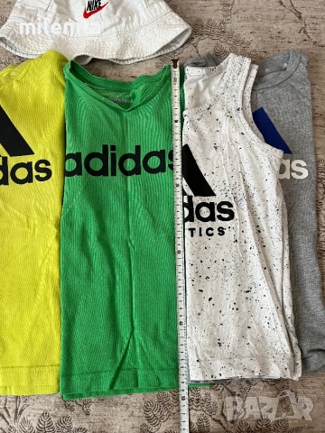 Лот на adidas за момче на 7-8години, плюс шапка на Nike, снимка 2 - Детски тениски и потници - 54049778