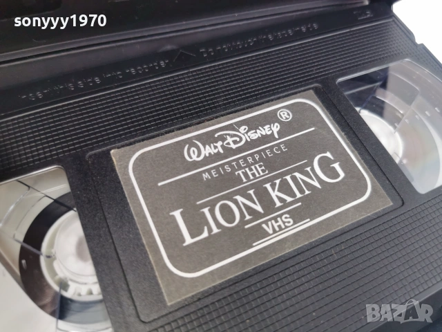 THE LION KING-ORIGINAL VHS VIDEO TAPE 0807260715L1, снимка 4 - Други жанрове - 55195070