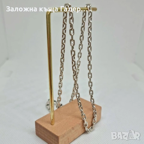 Сребърен синджир, 925, 21,60 г - като нов!, снимка 2 - Колиета, медальони, синджири - 54214724