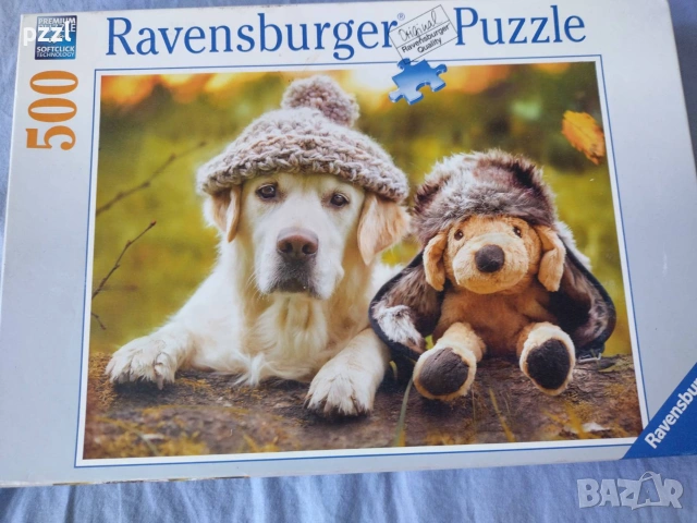 Пъзел "Winter Labrador” Ravensburger 2018г. 500 части