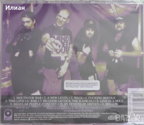Pantera – Vulgar Display Of Power, снимка 2 - CD дискове - 54956355