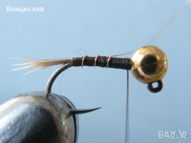 Изкуствени мухи - проста нимфа 'perdigon', снимка 10 - Стръв и захранки - 55092642