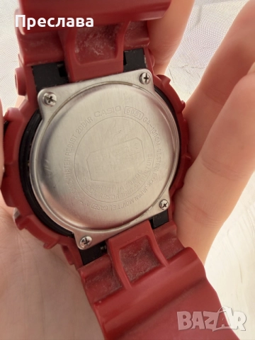 Лимитиран Часовник Casio G-Shock GA-100CM-4AER от колекция G-Shock, снимка 7 - Мъжки - 55673230