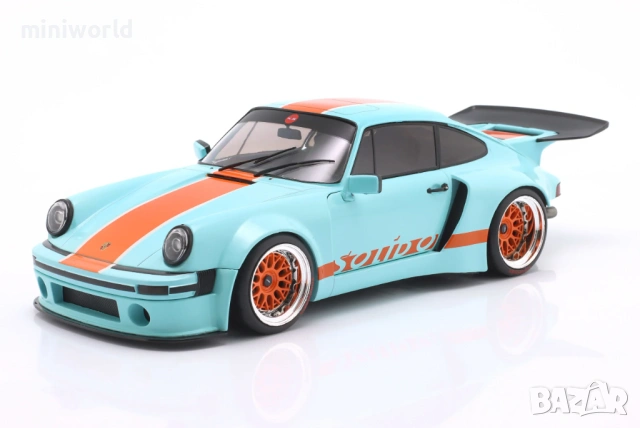 PORSCHE 911 KS-R by Khyzyl Saleem Blue Racer 2026 - мащаб 1:18 на Solido моделът е нов в кутия