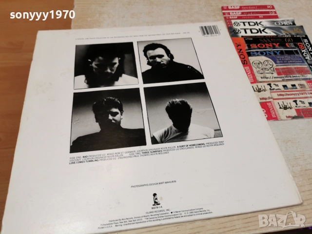 U2 PRINTED IN USA-ВНОС GERMANY 0405261920L1, снимка 3 - Грамофонни плочи - 54414201