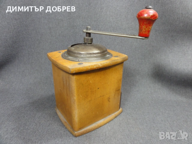 СТАРА РЕТРО ДЪРВЕНА МЕЛНИЦА ЗА КАФЕ РЪЧНА КАФЕМЕЛАЧКА LEHNARTZ , снимка 5 - Антикварни и старинни предмети - 54712603
