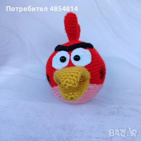 Ядосана птица с размер 12 см., снимка 2 - Плюшени играчки - 55192469