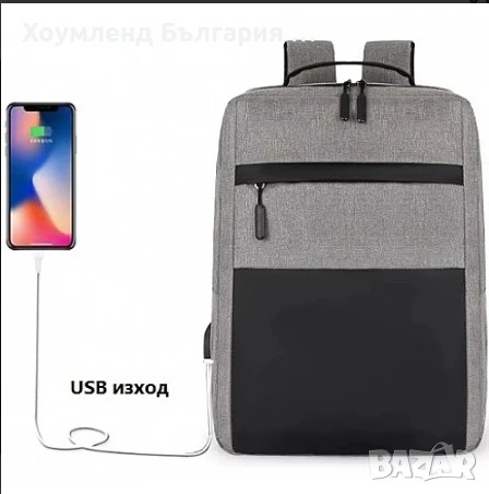 Ученически комплект 3в1 раница за лаптоп с ПОДАРЪК чантичка и несесер, снимка 3 - Раници - 54312246