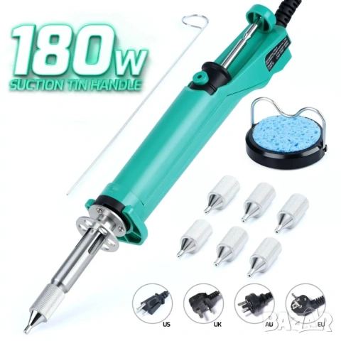 YIHUA 929D-VI 180W разпояваща станция - 2 в 1 вакуум помпа с вграден поялник с ключ и темп. контрол
