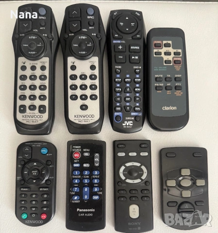 Дистанционни Кар аудио SONY, JVC, KENWOOD,,PANASONIC,CLARION 10€ за брой