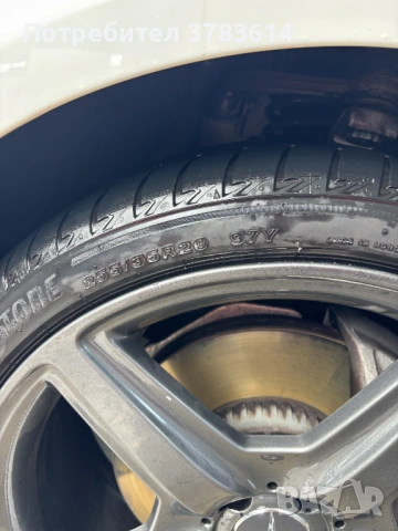 Оригинални AMG джанти 20" Sport пакет (степенъчни) с летни гуми — Mercedes E/C/CLS/S-class/CL/, снимка 7 - Гуми и джанти - 54935179