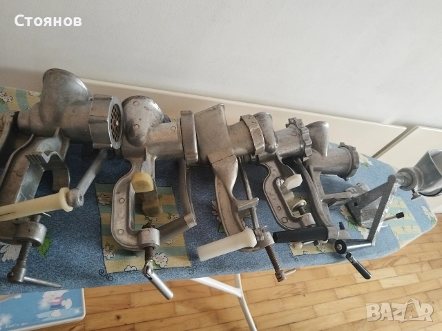Ръчни мелачи за месо от СССР, България.Китай., снимка 3 - Други - 54534876