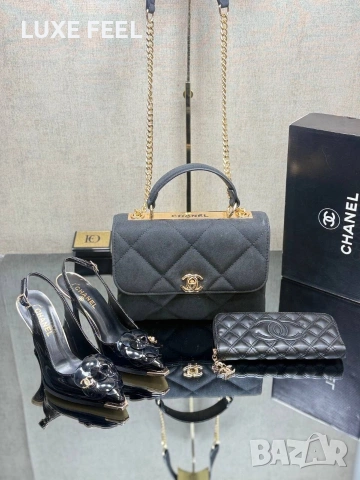 Chanel ⚜️Дамски Обувки 36-41, снимка 3 - Дамски обувки на ток - 54719410