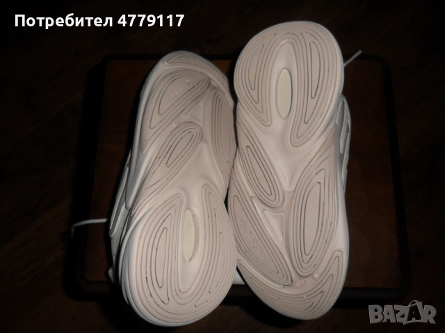 Дамски маратонки ADIDAS, еко кожа, бежов цвят, размер 37 1/3, снимка 4 - Маратонки - 53994071