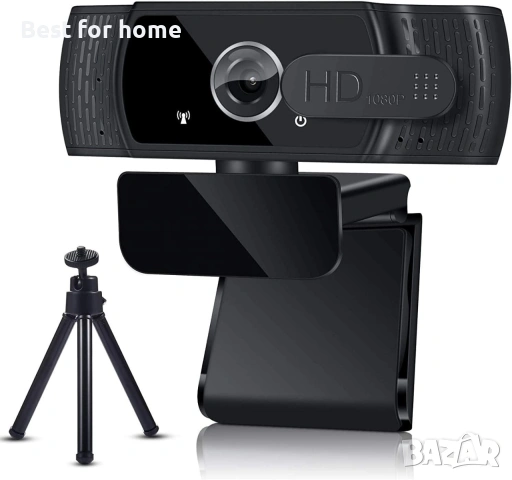 EYONME W6 Full HD 1080P USB уеб камера с микрофон за компютър или лаптоп - 2MP сензор - кодек H.264