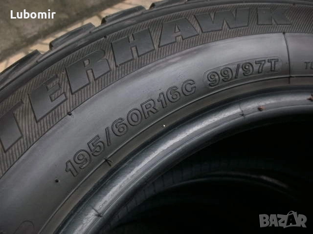 195 60 16 C / cargo/  цола 4 броя зимни гуми Firestone Winterhawk 99/97T ! - за Бусове и Ванове !, снимка 10 - Гуми и джанти - 55179906