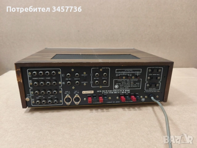 Стерео Усилвател Nikko TRM-600 Made in Japan  , снимка 12 - Ресийвъри, усилватели, смесителни пултове - 54773329