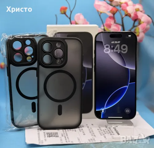 ГАРАНЦИОНЕН!!! Apple iPhone 16 Pro, 256GB, 5G, Black Titanium