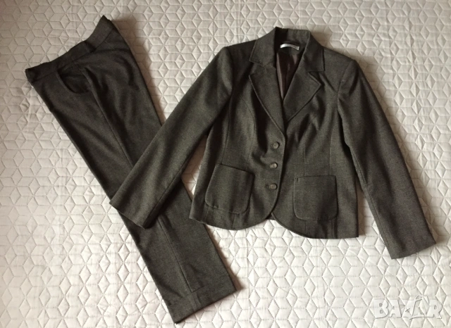 Christine Laure оригинален френски дамски костюм с вълна