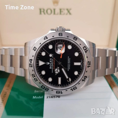 Rolex Explorer II 42mm Steel Black Dial Automatic Различни Варианти, снимка 3 - Мъжки - 54060814