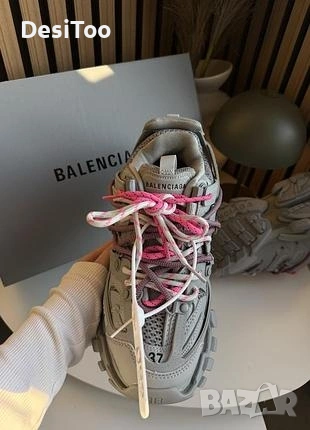 Balenciaga Track – Grey , снимка 3 - Маратонки - 54305782