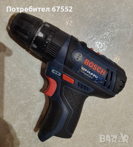 Ударен винтоверт Bosch GSB 10,8-2-LI. Само тяло. 40€ (без коментар)