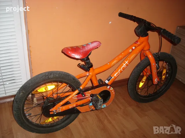 SCOTT 16 ″ АЛУМИНИЕВ USA Детски велосипед,колело със спомагателни колела.Промо!, снимка 6 - Детски велосипеди, триколки и коли - 55404274