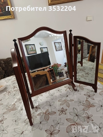 Огледало с три панела, снимка 2 - Огледала - 55062593