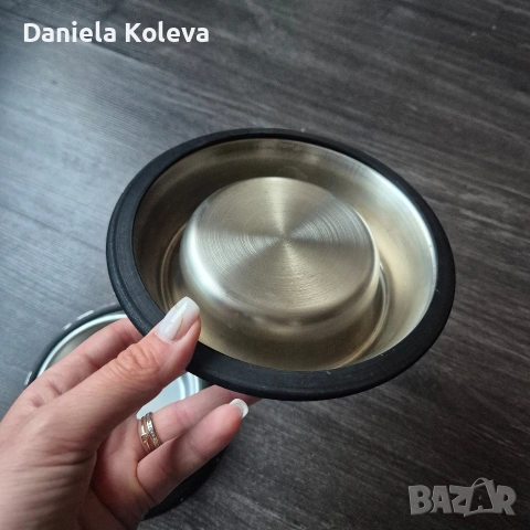 Гумирани купички от неръждаема стомана, снимка 4 - За котки - 54730653