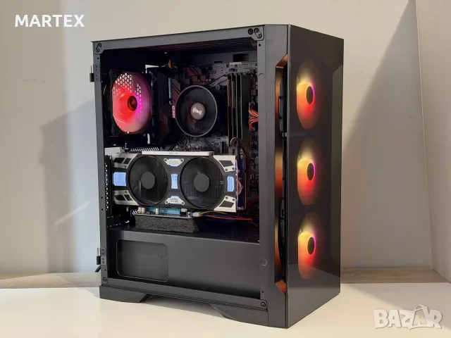 Геймърски компютър Ryzen 5 3600, GTX 1080, 32GB, снимка 8 - Геймърски - 55335453