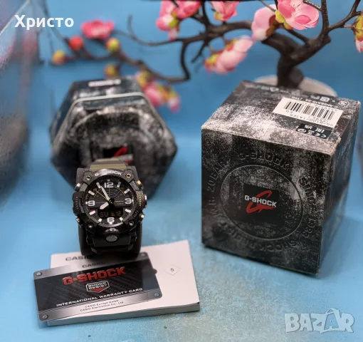 ГАРАНЦИОНЕН!!! Мъжки часовник CASIO G-SHOCK MUDMASTER GG-B100-1A3, Carbon Core Guard, Bluetooth