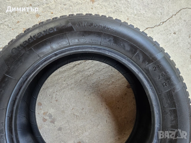 Kleber Quadraxer 3 215 60 16 XL, снимка 3 - Гуми и джанти - 54887467