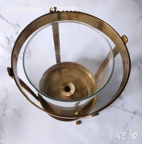 Месингов свещник, снимка 2 - Други - 54045122