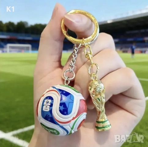 Ключодържатели с топка + купа Световно 2026 FIFA WORLD CUP 26 ключодържател