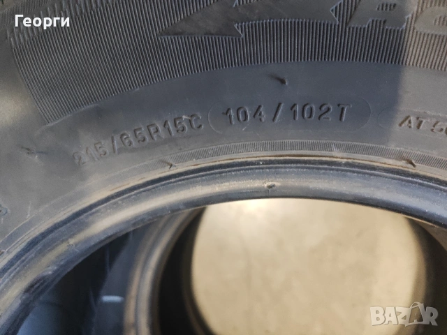 2бр.зимни гуми 215/65/15C BF Goodrich, снимка 4 - Гуми и джанти - 54717957