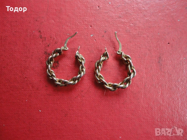 Невероятни позлатени сребърни обеци 925, снимка 7 - Обеци - 54081647