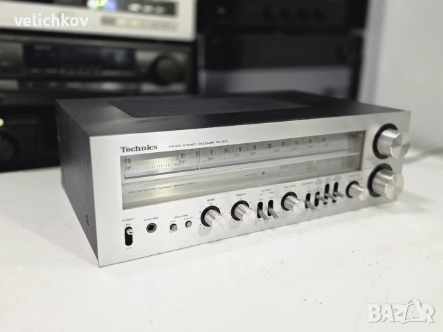 🚀 Technics SA-400 – Истински Аналогов Класик! Жестока визия и топъл звук от златната ера! 🔥🇯🇵, снимка 4 - Ресийвъри, усилватели, смесителни пултове - 54994547