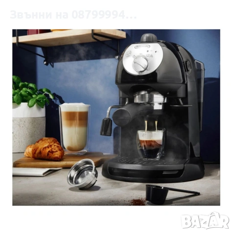 Кафемашина DELONGHI EC201CD.B 1000.00 ml, 15.00 bar , снимка 6 - Кафемашини - 54383413