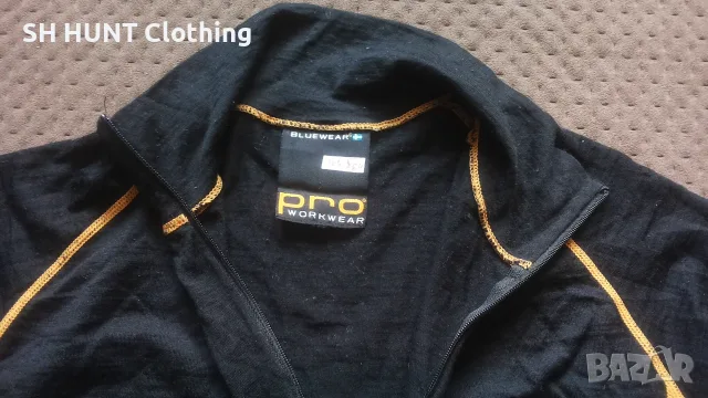 BLUE WEAR PRO Thermo 100% Merino Wool размер L / XL термо блуза 100% Мерино вълна W4-763, снимка 8 - Блузи - 55562902