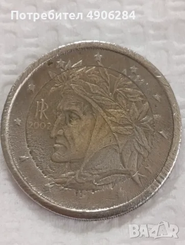 Много рядка евро монета 2€ . Италия, снимка 2 - Нумизматика и бонистика - 55533588