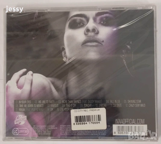 Inna – Party Never Ends, снимка 2 - CD дискове - 54724807